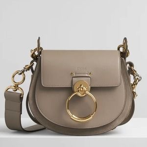 Chloe Small Tess Bag Motty Grey Shoulder Bag